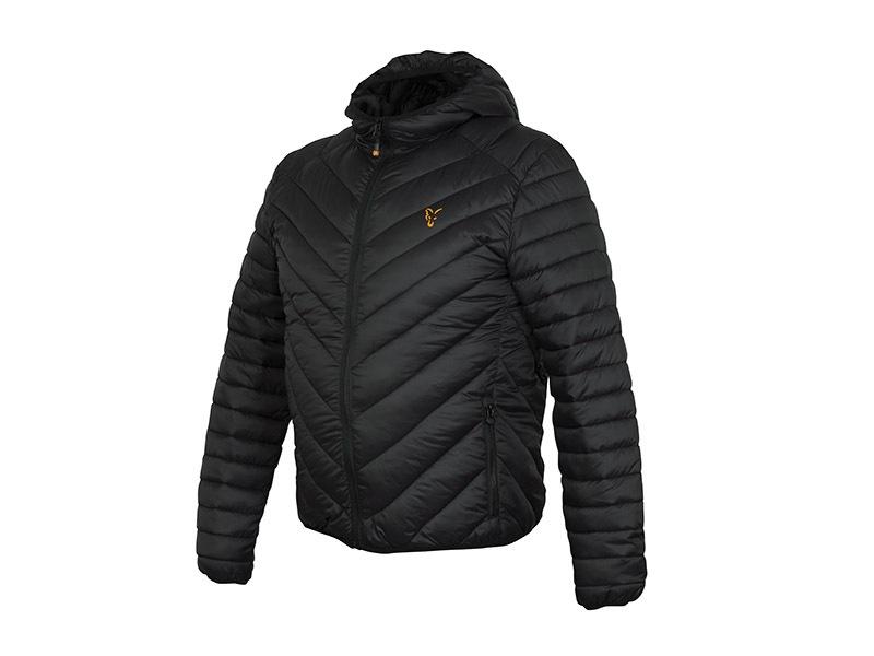 Geaca Fox Quilted Black Orange