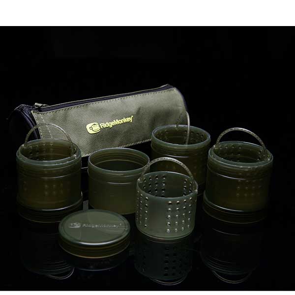 Ridgemonkey Modular Hookbait Pots Black