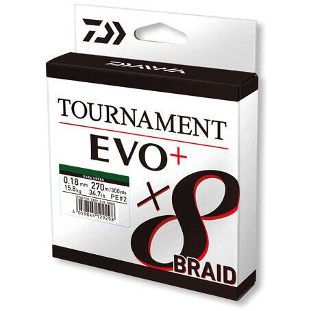 DAIWA TOURNAMENT X8 BRAID EVO+ Verde