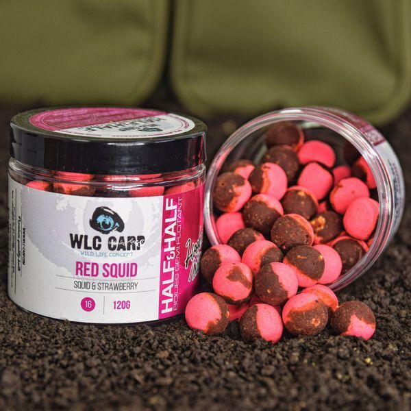 Boilies Carlig WLC Half&Half Red Squid