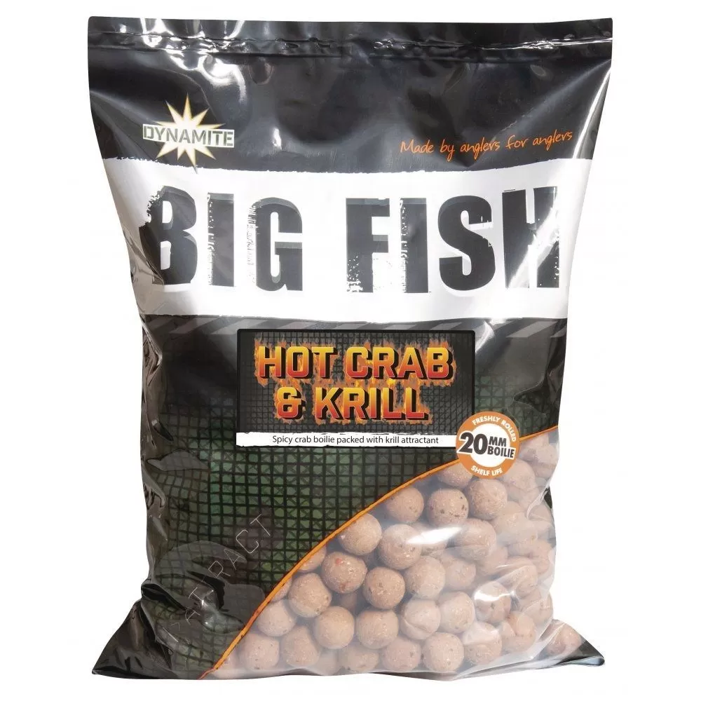 Boilies Dynamite Baits Hot Crab&Krill 5kg