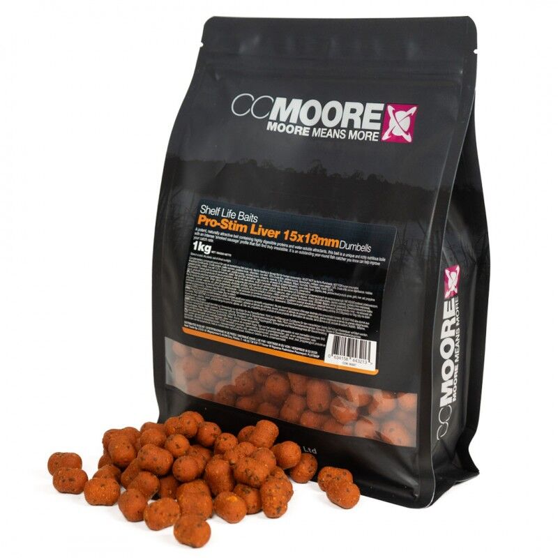 CC Moore Pro-Stim Liver Boilies Dumbells 5kg, 10x15mm