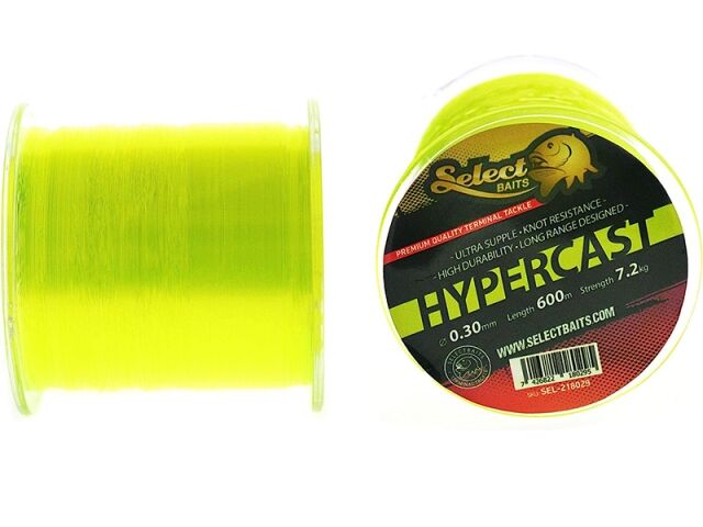 Fir Monofilament Select Baits HyperCast Neon Yellow, 600m