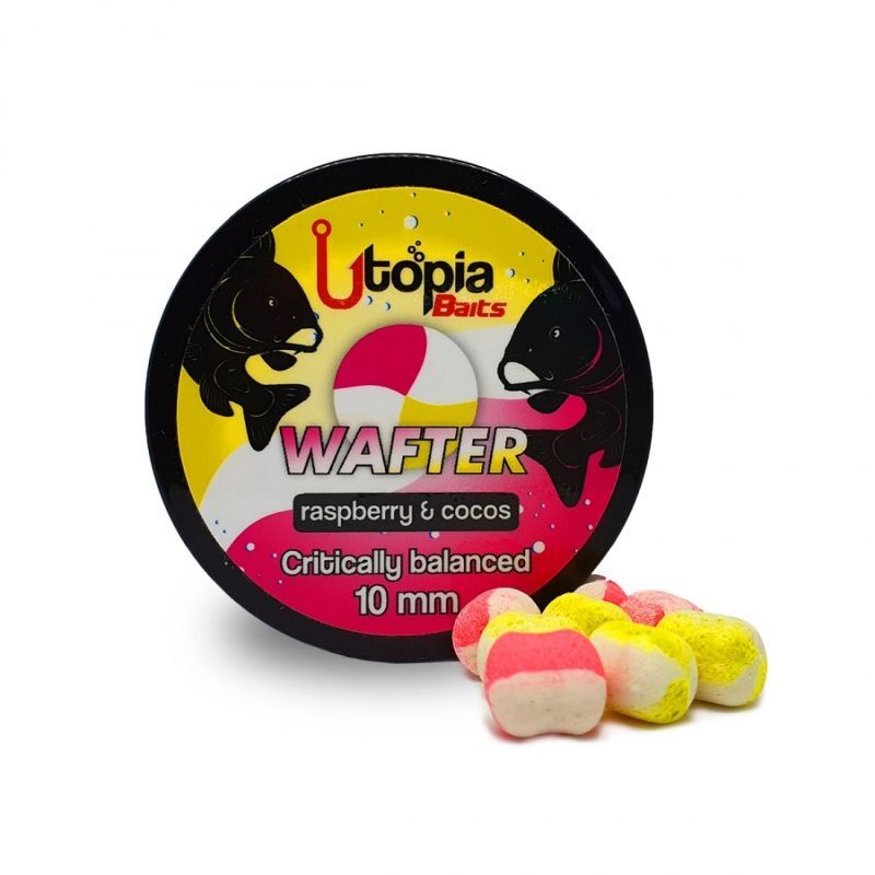 Wafters Utopia Baits Colour Blend Raspberry Cocos 10mm